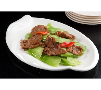 凉瓜炒牛肉 Bò Xào Mướp Đắng