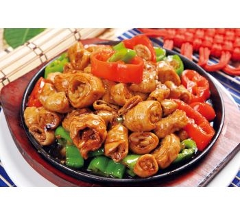 铁板大肠 Lòng Già Thiết Bản