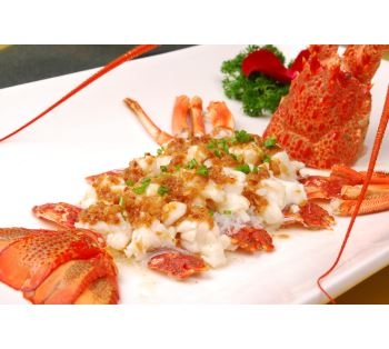 蒜蓉粉丝蒸龙虾 Tôm Hùm Hấp Tỏi