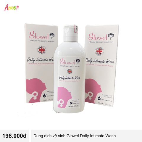 Dung dịch vệ sinh Glowel Daily Intimate Wash 200ml