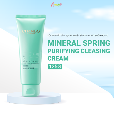 Sữa rửa mặt làm sạch, cấp ẩm chuyên sâu từ tinh chất suối khoáng Mineral Spring Purifying Cleansing Cream 125g