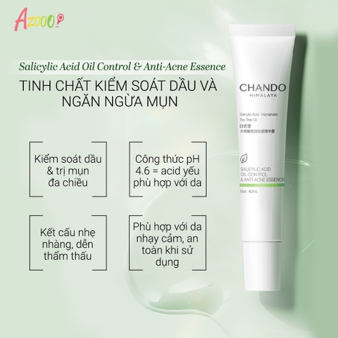 Tinh chất kiểm soát dầu và ngăn ngừa mụn Salicylic Acid 40ml