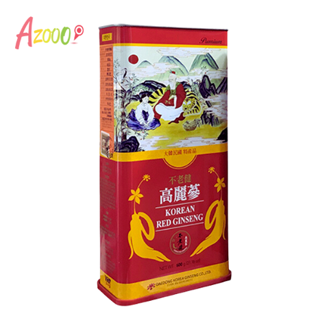 Hồng sâm củ khô 6 năm tuổi Hàn Quốc Korean Red Ginseng dòng Premium 20 củ_600g