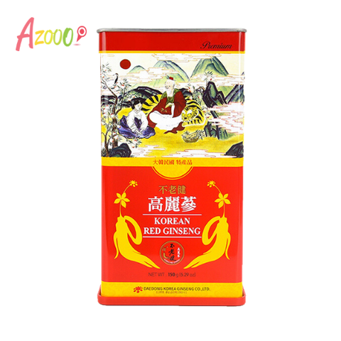 Hồng sâm củ khô 6 năm tuổi Hàn Quốc Korean Red Ginseng dòng Premium 16-25 củ_150g