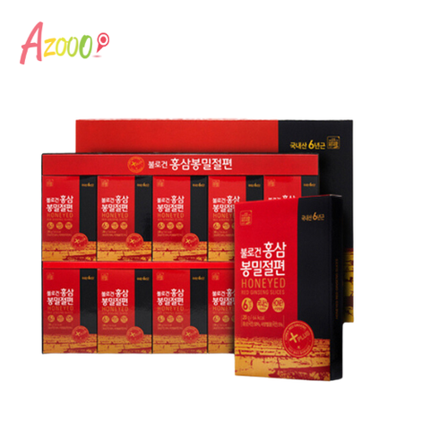 Hồng sâm lát mật ong Honeyed Red Ginseng Slices_20g x 10 túi