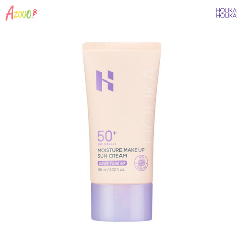 Kem chống nắng trang điểm dưỡng ẩm Holika Holika Moisture Make Up Sun Cream Dewy Tone Up SPF50+ PA++++ 60ml