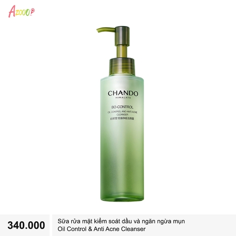 Sữa rửa mặt kiểm soát dầu và ngăn ngừa mụn Oil Control & Anti Acne Cleanser
