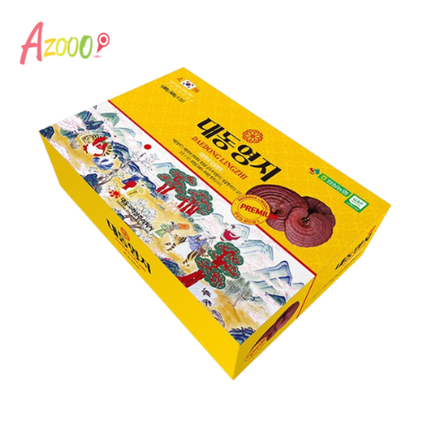 Nấm linh chi Daedong Korea Ginseng dòng Premium hộp 1000g (túi 500gx2)