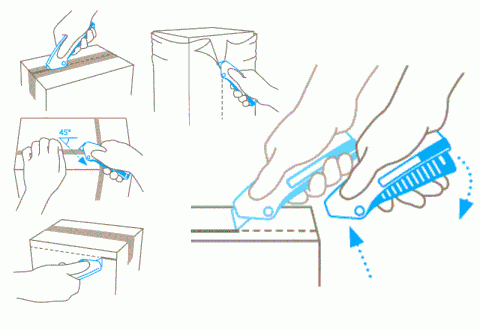 Dao cắt an toàn MARTOR SECUNORM MIZAR 125001