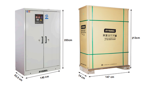 Tủ đựng bình khí chống cháy 90 phút, đáp ứng EN 14470-2 – SE790104 - SYSBEL SE790104
