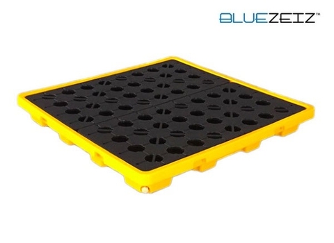Pallet chống tràn hóa chất BLUEZEIZ BlueSD-4D (Loại thùng thấp)