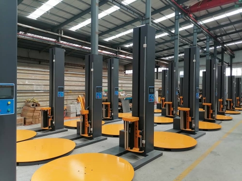 Máy quấn màng pallet tự động SENPACK SD- T1650F-H (chiều cao quấn 2400mm)