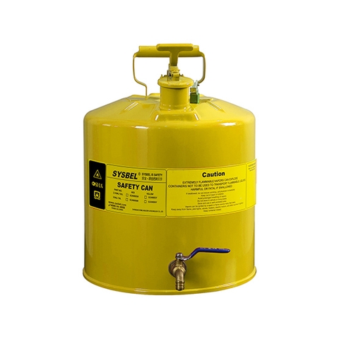 SYSBEL SCAN006Y - Bình chứa an toàn Loại I Đặc biệt (Vàng - 5 Gal)