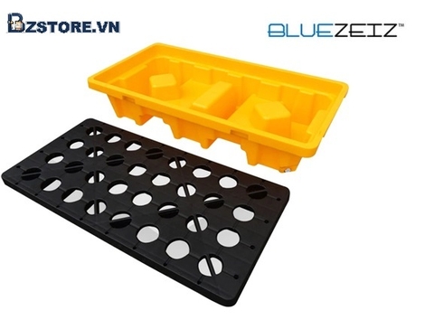 Pallet Chống Tràn cho 2 Thùng Phuy -Bluezeiz BlueSP-2D