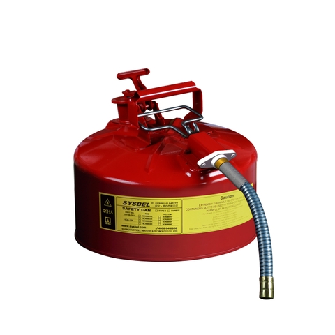 SYSBEL SCAN003R- Bình chứa an toàn Loại II 2 vòi (Đỏ - 2.5 Gal)
