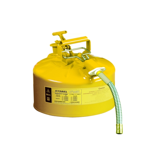 SYSBEL SCAN003Y- Bình chứa an toàn Loại II 2 vòi (Vàng - 2.5 Gal)