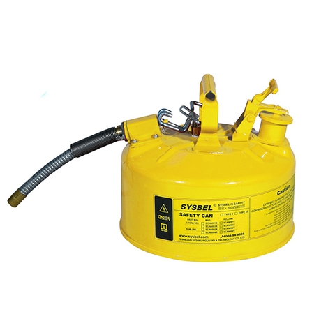SYSBEL SCAN003Y- Bình chứa an toàn Loại II 2 vòi (Vàng - 2.5 Gal)