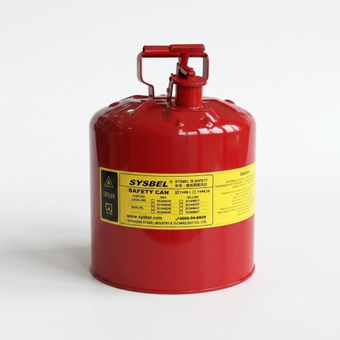 SYSBEL SCAN002R — Bình chứa an toàn Loại I (Đỏ - 5 Gal)