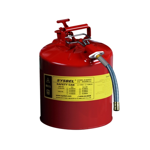 SYSBEL SCAN004R — Bình chứa an toàn Loại III (Đỏ - 5 Gal)