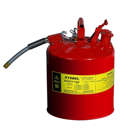 SYSBEL SCAN004R — Bình chứa an toàn Loại III (Đỏ - 5 Gal)