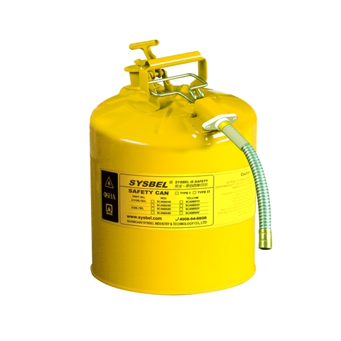 SYSBEL SCAN004Y — Bình chứa an toàn Loại III (Vàng - 5 Gal)