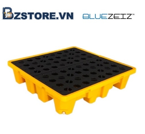 Pallet Chống Tràn cho 4 Thùng Phuy -Bluezeiz BlueSP-4D