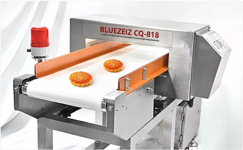 Máy dò kim loại băng tải công nghiệp BLUEZEIZ CQ-818