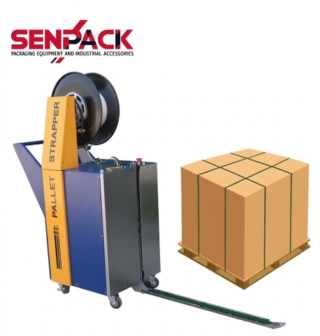 MÁY ĐÓNG ĐAI PALLET BÁN TỰ ĐỘNG SENPACK DBA-1300A