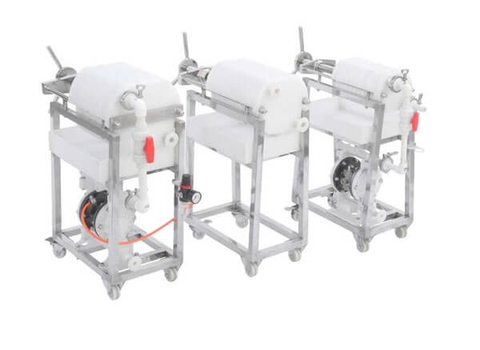 Máy lọc khung bản hóa chất, tấm bản nhựa PP, 200mm- BLUEZEIZ BlueYDD-200