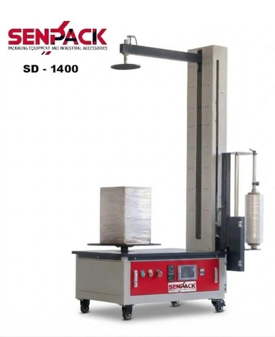 Máy quấn màng thùng Carton - Cắt màng tự động- SENPACK SD - 1400