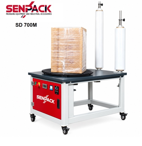 Máy quấn màng thùng Carton bán tự động SENPACK SD - 700M