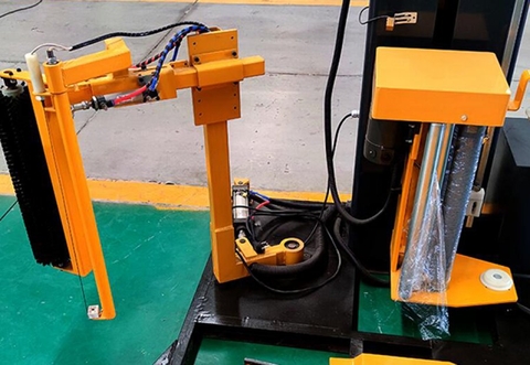 SENPACK T1650FZ Máy quấn màng pallet- Tự động Kẹp và Cắt màng