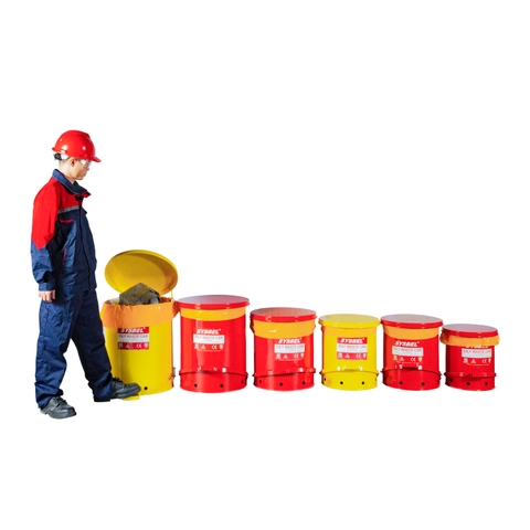 Sysbel WA8109700- Thùng chứa rác thải dầu an toàn (21 Gallon / Màu đỏ)