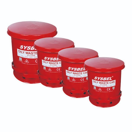 Sysbel WA8109100- Thùng chứa rác thải dầu an toàn (6 Gallon / Màu đỏ)