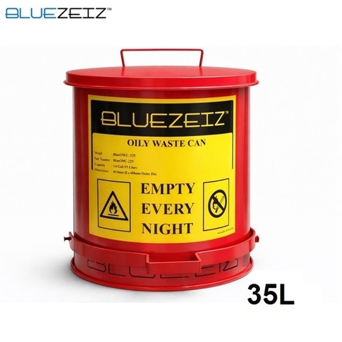 BlueOWC-35S Thùng rác đựng rác thải dầu chống cháy lan