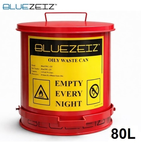 BlueOWC-80S Thùng rác đựng rác thải dầu chống cháy lan