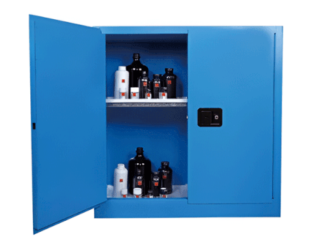 Tủ đựng hóa chất ăn mòn BLUEZEIZ BlueCC-30 (30 Gal, cửa đóng mở manual)