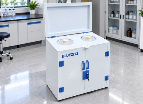 Tủ thu gom chất thải hóa chất dạng lỏng ăn mòn, axit, dung tích chứa 30L-BluePPC-LW30
