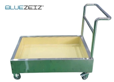 BLUEZEIZ BlueBT-100 Xe đẩy hóa chất bọc nhựa