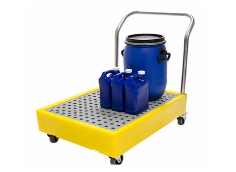 Xe đẩy hóa chất bằng nhựa BT100 Romold có giá kê