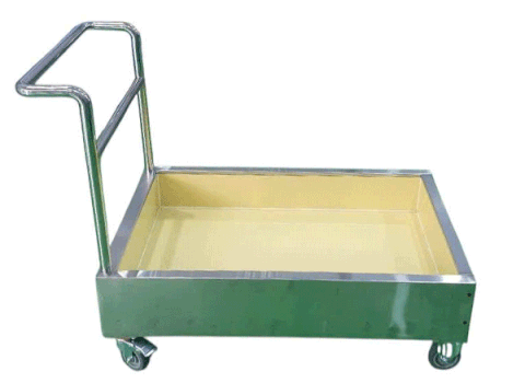 BlueBT-100 BLUEZEIZ Xe đẩy hóa chất bọc nhựa