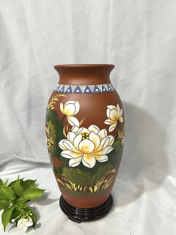 LỌ DÁNG BẦU SỐ 1 H 36CM ĐK 21CM