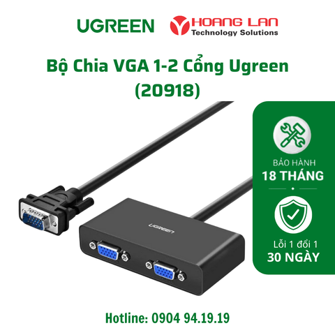 Bộ Chia VGA 1-2 Cổng Ugreen(20918)