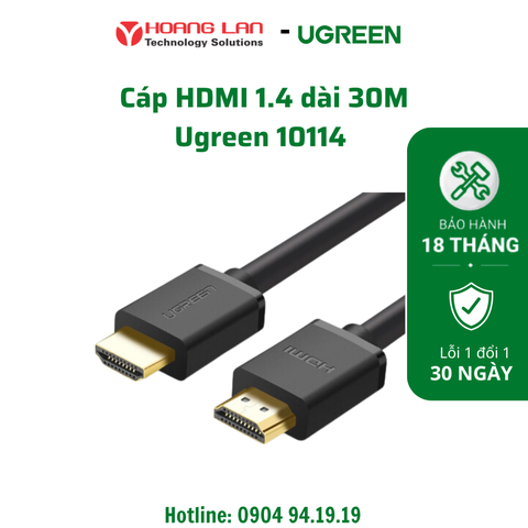 Cáp Dữ Liệu HDMI 1.4 Truyền Âm Thanh Hình Ảnh Dài 30M Ugreen