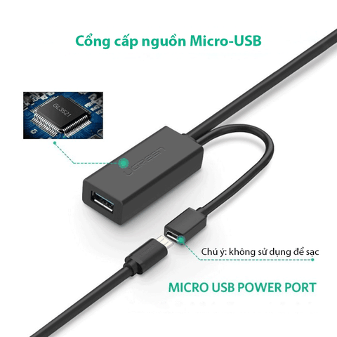 Cáp Nối Dài USB 3.0 5M Ugreen(20826)