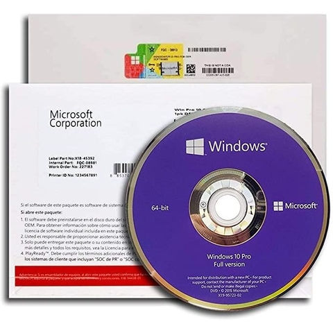 Phần mềm Win Pro 11 64Bit Eng Intl 1pk DSP OEI DVD - Chính hãng 