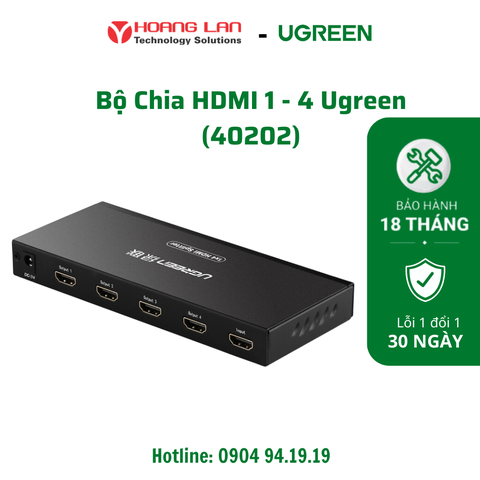 Bộ Chia HDMI 1 - 4 Ugreen(40202)