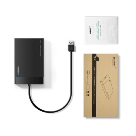 Hộp đựng ổ cứng UGREEN US221 Truyền dữ liệu 5Gbps .tương thích HDD/SSD 2.5