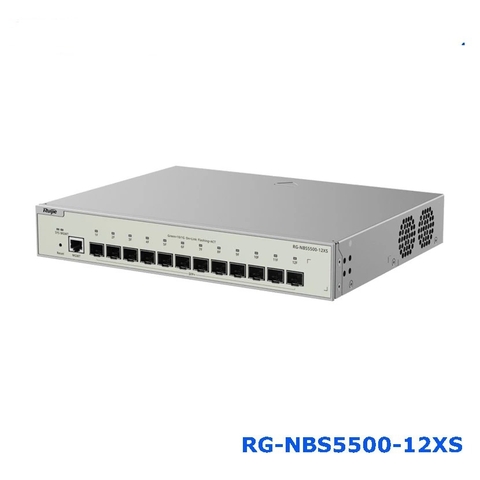 Switch Ruijie Reyee RG-NBS5500-12XS | Layer 3 Managed 12 Cổng SFP+ 10G