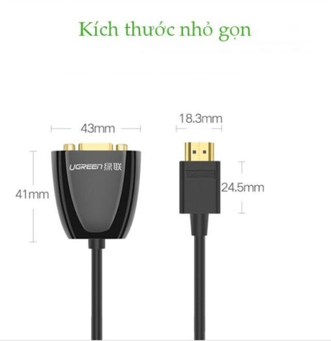 Bộ Chuyển Đổi HDMI Sang VGA Ugreen